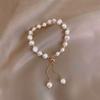 Elegant French Pearl Bracelet: Chic Retro Design for Women