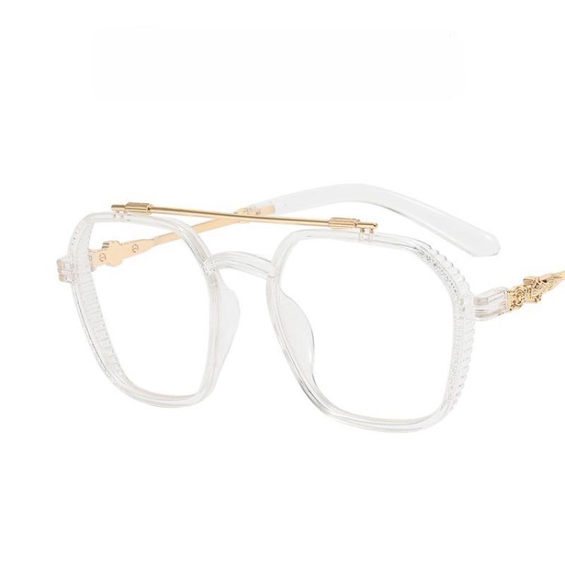 1PCs Blue Light Blocking Eyeglasses Fashion Men Optical Clear Glasses Black Square Frame Anti Blue Light Eyeglasses Eyewear Lentes
