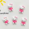 20Pcs Cute Mini Cartoon Kitten Animal Resin Figurine Crafts Cabochon Ornament Jewelry Manicure Hairpin Making Accessories A128