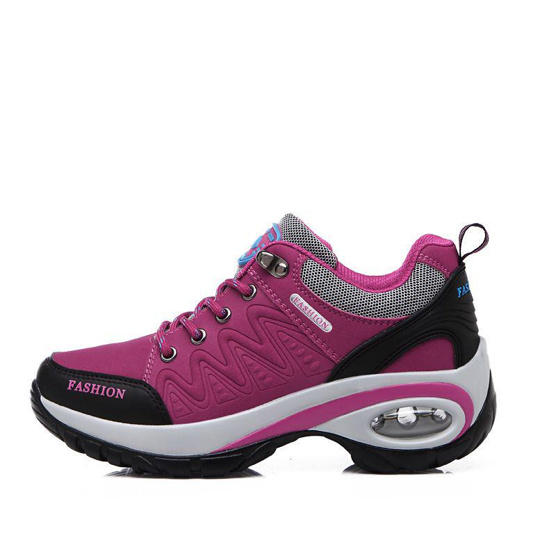 Women's Shock-Absorbing Thick-Soled Air Cushion Casual Sneakers for Spring and Autumn