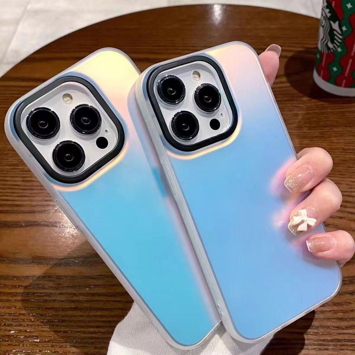 

Чехол Aurora Gradient Laser для iPhone 16 Pro/14/13/12/SE/XR/XS Max iPhone 16 Plus