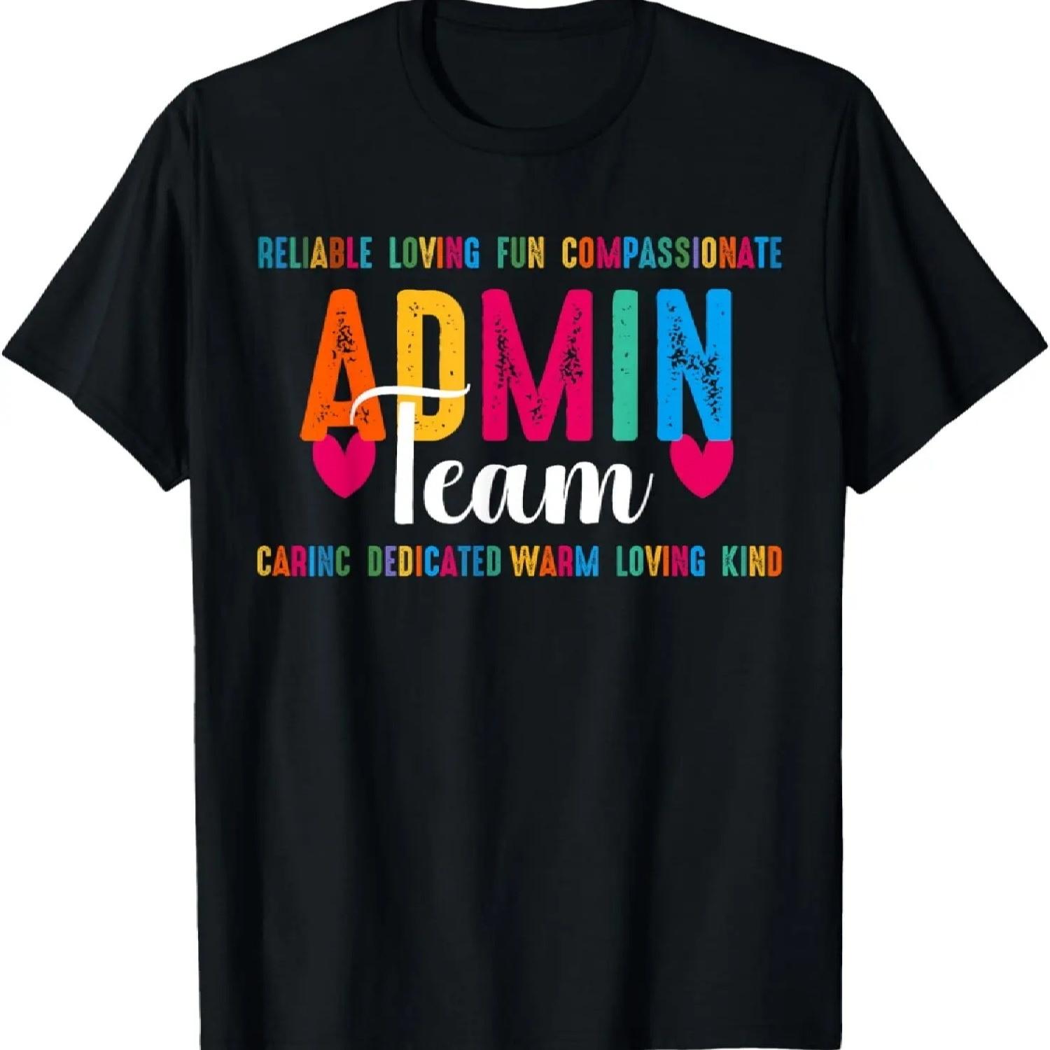 Admin Team Office Squad Coworker Staff Crew Specialist Squad T-Shirt XXXXXL разноцветный