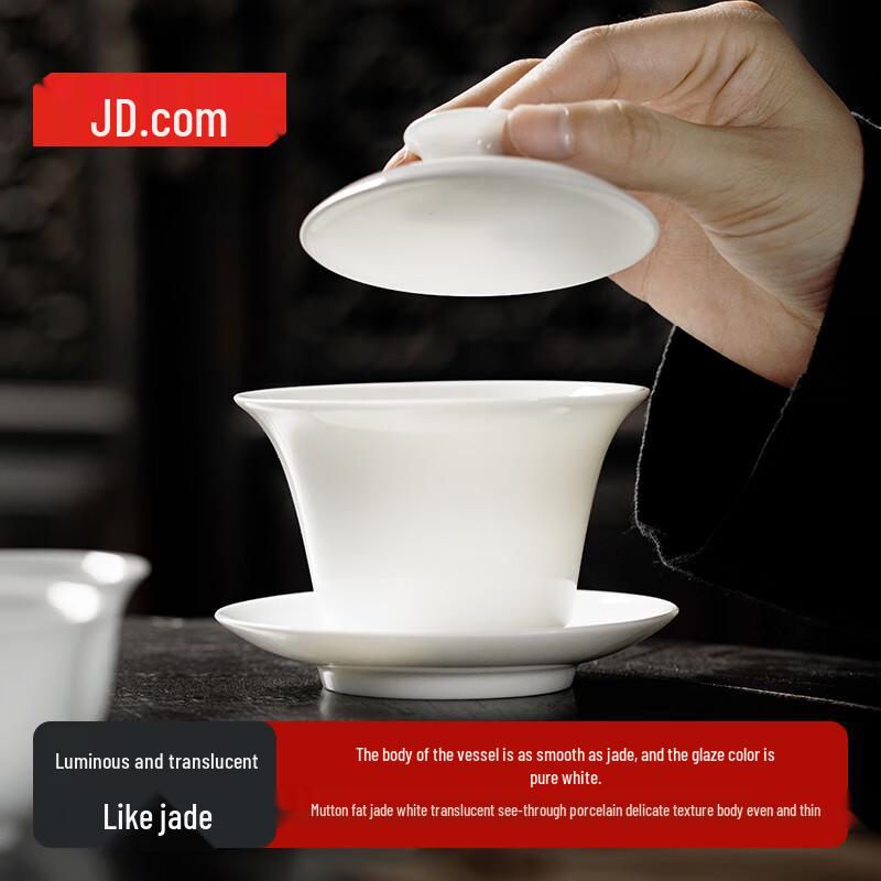 

Traditional Ceramic Kung Fu Gaiwan Tea Bowl
