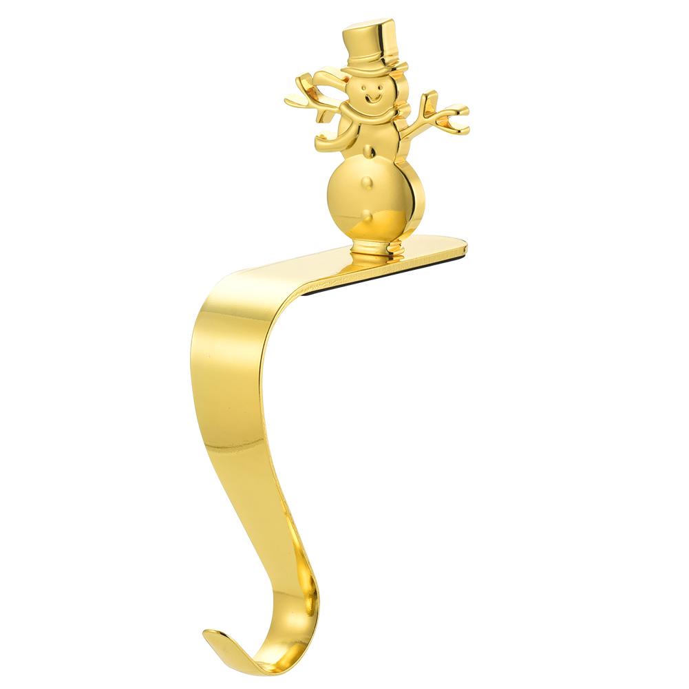 1pc Stocking Hook Gold Mantle Stocking Holder Non-slip Mat