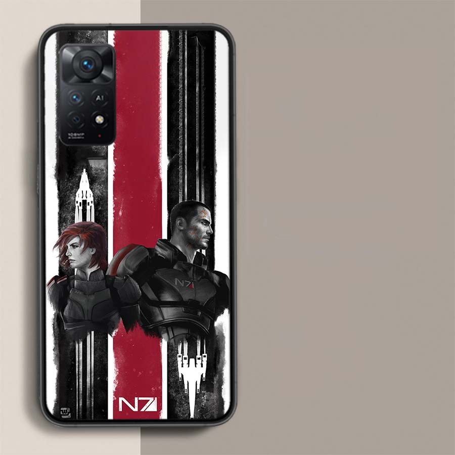 

N7 Mass Effect Phone Case For Redmi Note 14+ 13 Pro Plus 14C 13C 12C 12 10A 10C 10 9 8 9A 9C 9T 8A 7 Pro Xiaomi Capa Cover Cute Note 13 Pro Plus 5G
