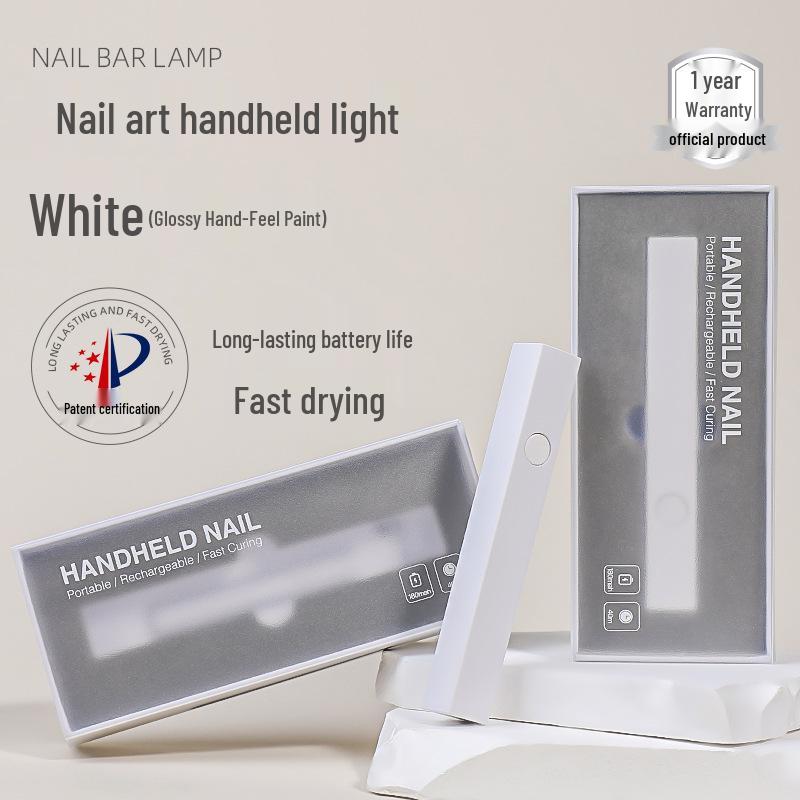 

Портативная аккумуляторная лампа для светотерапии для нейл-арта - Быстросохнущая, Однолинейная, Ручная, Не затемняющая руки