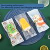 50Pcs Food Grade Ice Cream Bags Disposable Plastic Popsicle Protective Cover Storage Cartoon Ice Popsicle Packing Bag Diy