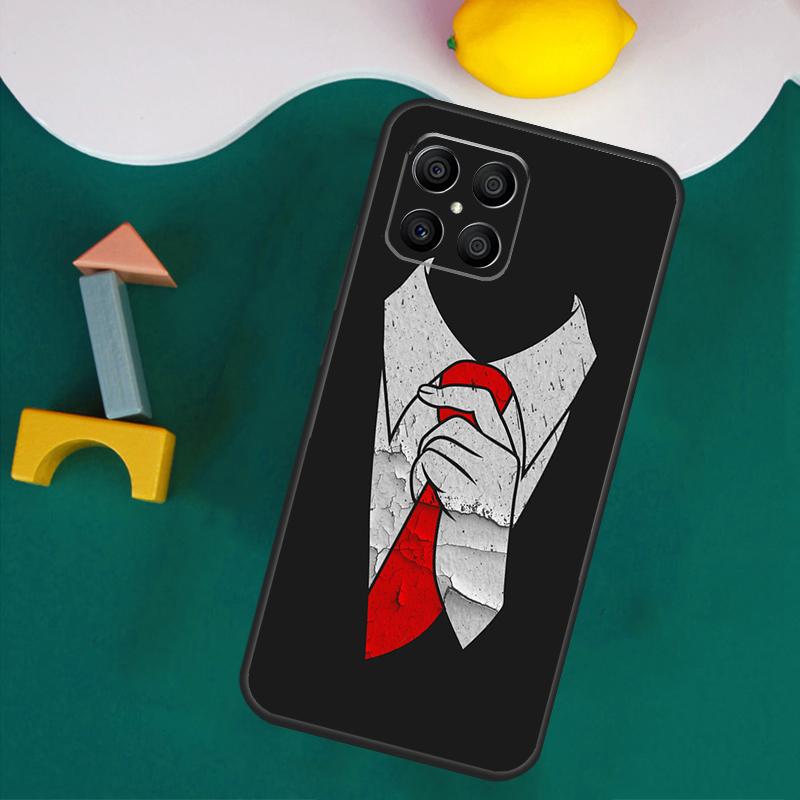 Suit and Tie Case For Honor Magic 7 5 6 Lite Honor 200 Pro 50 70 90 Lite X9a X8a X8 X9 X8b X9c X9b Cover