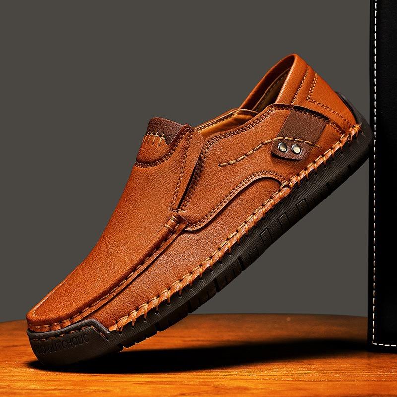 Men's Shoes High Quality Casual Leather Boots High-top Oxford Boots Men's Ankle Boots Fashion Handmade Leather Boot Botas Hombre