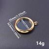Size 25/35/40mm Round Glass Twist Living Memory Stainless Steel Locket For Jewelry Making DIY Photo Floating Accessories Finding