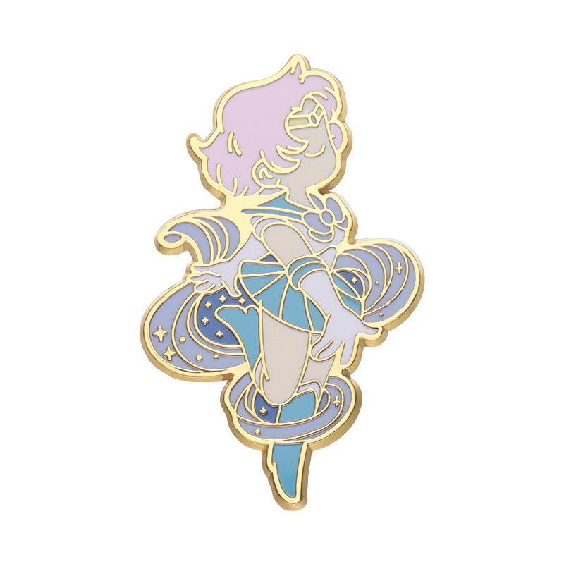 

Металлические высококачественные эмалевые значки с милыми мультяшными дизайнами, идеально подходящие для коллекционеров и в качестве подарков FLXZ018