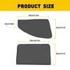 4X Car Side Rear Window Screen Sun Mesh Shade Cover Windshield Mesh Sunshade EOA
