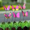 12Pcs Simulated Butterfly Stakes Garden Waterproof Butterfly Ornaments Indoor Outdoor Yard Patio Plant Pot Flower Bed
