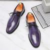 Mode Neuankömmling Designer glänzendes Lackleder Formelle Schuhe für Herren Party Hochzeit Bräutigam Abschlussball Ballerinas Zapatillas Hombre