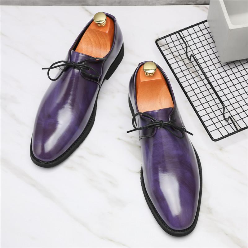 Mode Neuankömmling Designer glänzendes Lackleder Formelle Schuhe für Herren Party Hochzeit Bräutigam Abschlussball Ballerinas Zapatillas Hombre