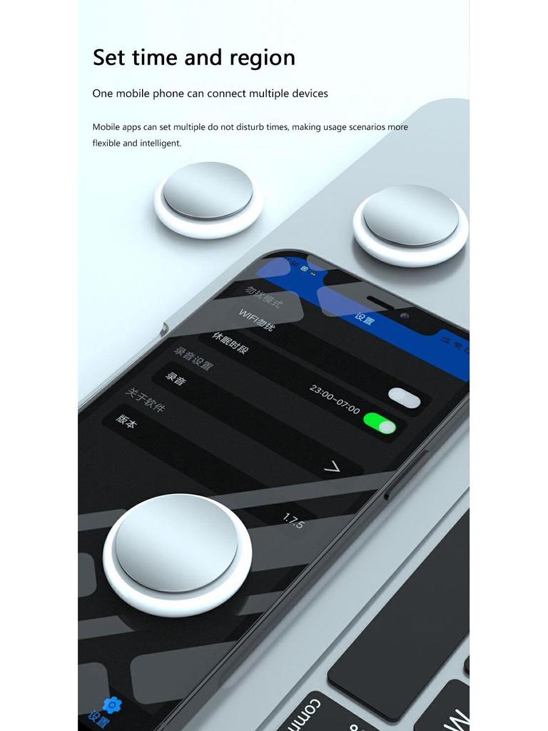 TK Universal Bluetooth Anti-loss Keychain & Bag Locator with Electronic Fence Alarm for Android & iOS