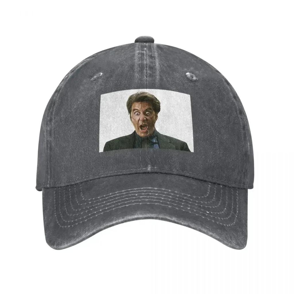 Al Pacino Illustration HEAT Baseball Cap Designer Hat Big Size Hat Womens Unisexs