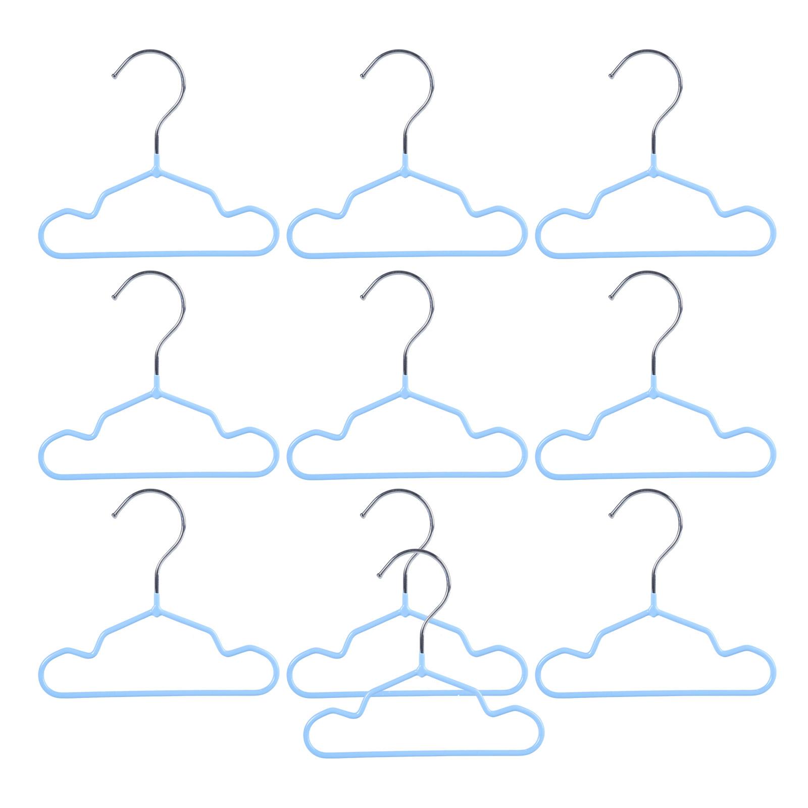 

10 упаковок вішалок для одягу для домашніх тварин ПВХ-покриття 15/20/25 см Стелажі для вішалок для виставок Стелажі для зберігання товарів для тварин Стелаж для зберігання одягу A3