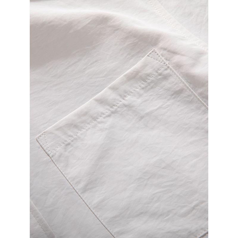 Short sleeve Shirts Men's Summer New Lightweight Breathable Quick-Drying Top Versatile Japan fashion Loose Casual Silky Shirt