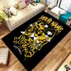 Wutang Clan Benutzerdefinierter Name Teppich für Wohnzimmer Schlafzimmer Zuhause Sofa Dekoration, Kinder spielen Rutschfeste Bodenmatte