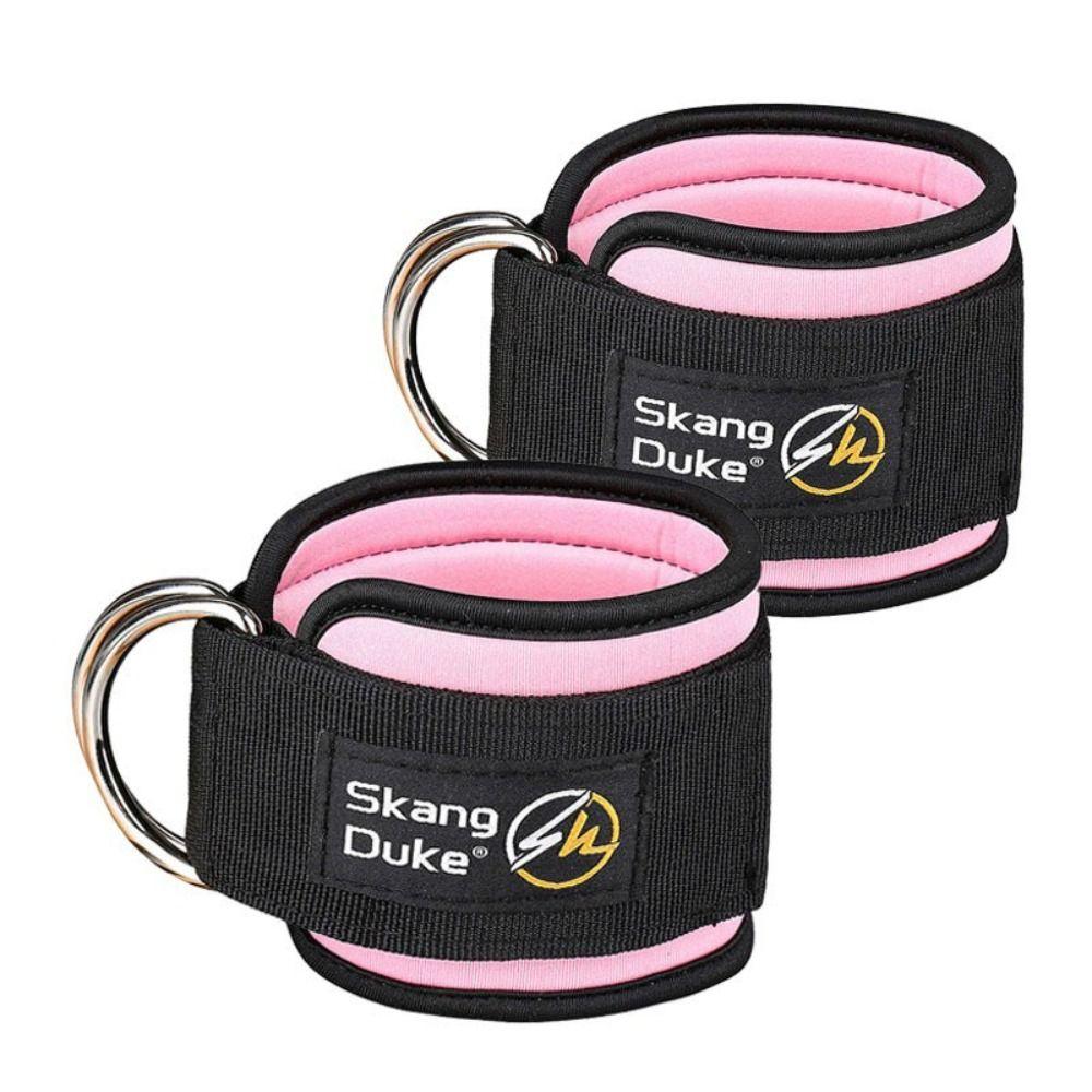 1 Pair Ankle Guard Adjustable Fitness Ankle Straps D-Ring Foot Support Fitness Equipment