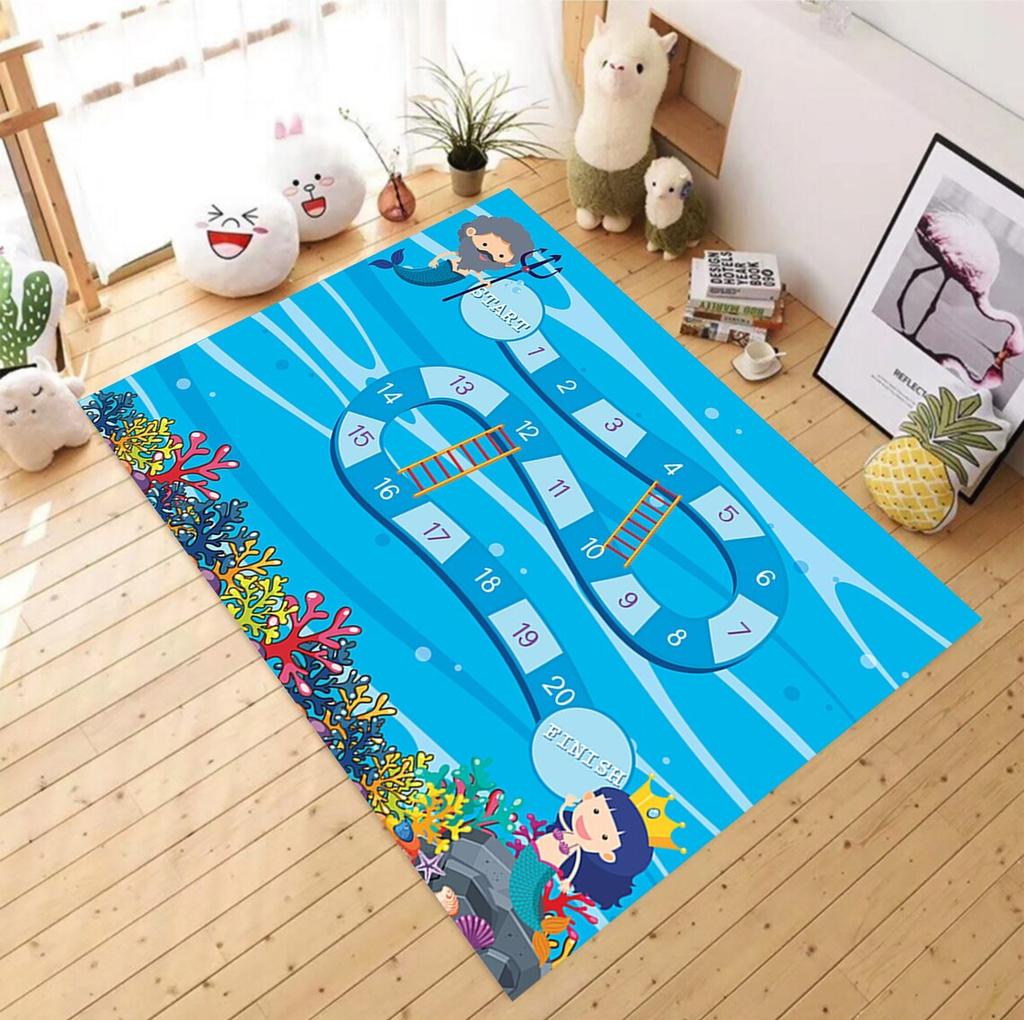 Tapete Educacional, Decoração de Quarto Infantil, Tapete de Jogo, Para Tapete de Sala de Estar, Tapete de Fã, Tapete de Área, Tapete de Chão Antiderrapante, Tapete para Adolescente