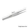 Extra Long Stainless Steel Bent Tip Tweezers for Aquatic Plants and Multi-Purpose Use.
