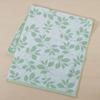 UCHINO Swing Leaf Face Towel 34x80cm Green 100% Cotton Jacquard Soft Towel 7202F377 G