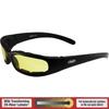 GLOBAL VISION Chicago 24 Photochromic Matte Black UV400 Global Vision Eyewear Motorcycle Goggles Sunglasses, Frame, Shatterproof, Protection,