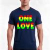 One Love Tshirt Summer Casual Cotton Tee Oversized Streetwear Tops Vintage Graphic Print Loose Fit Short Sleeve