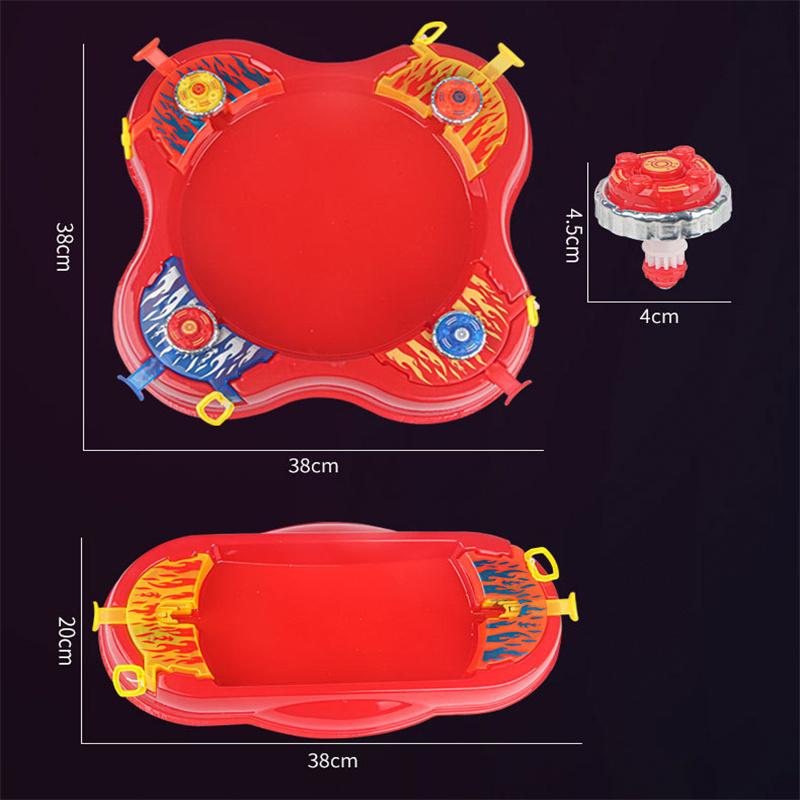 Spin Battle Arena Set - Desktop Spinning Top Game For Multiplayer Competition & Family Interaction