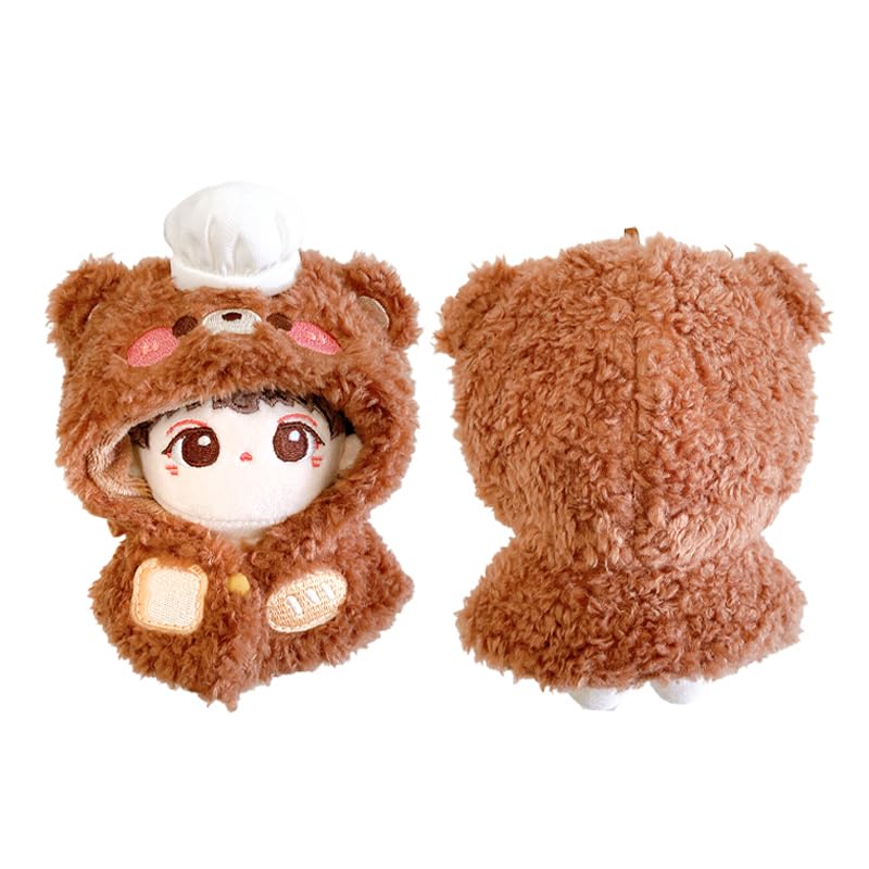Fluffy animal costume for 10cm stuffed animal costume otaku costume bear, costume, accessory, activity, doll, mascot, kpopdoll, [product]