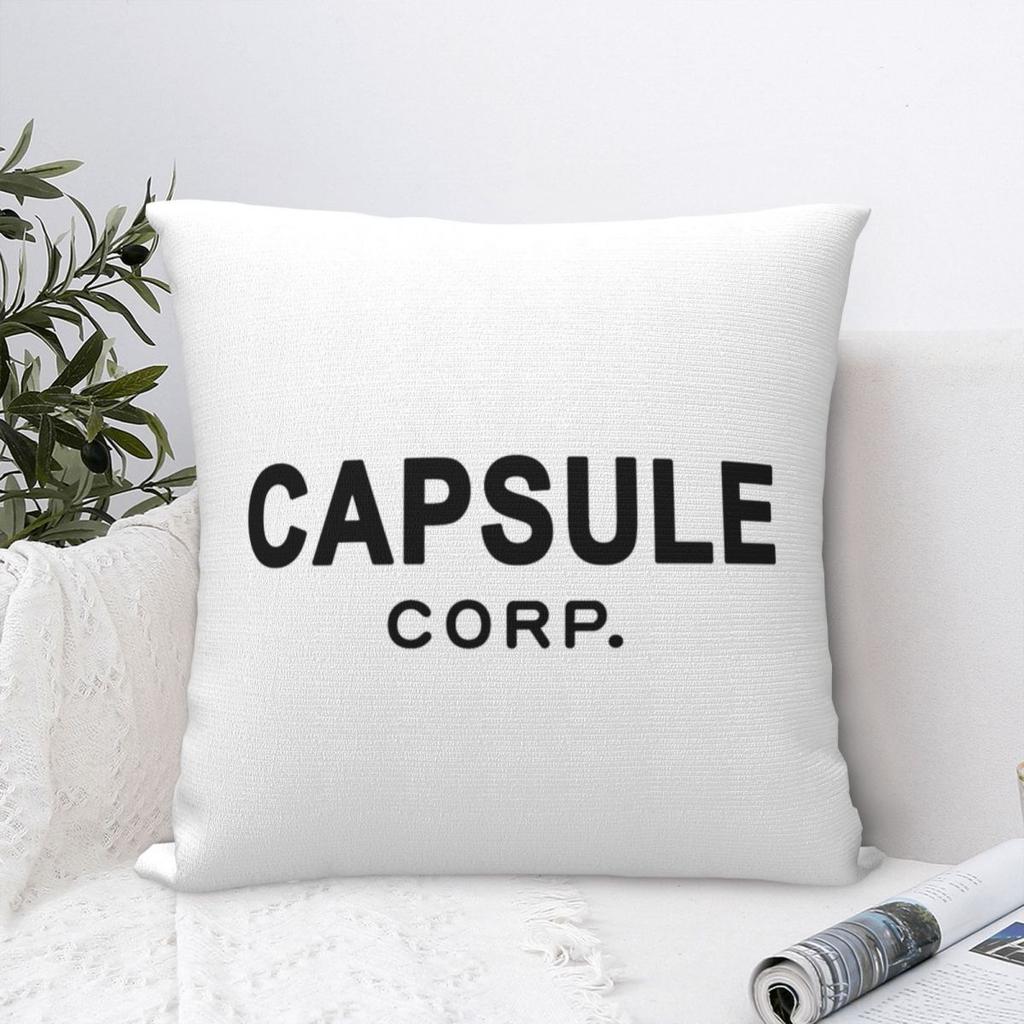 Capsule Corp Corporation Logo Square Pillowcase Cushion Cover Pillow Case Throw Pillow Cover for Home Sofa Living Room