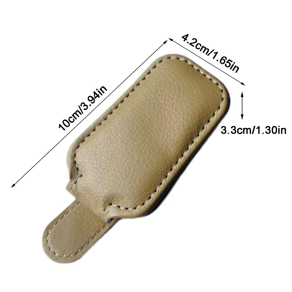 Magnetische Sonnenbrillenhalter für das Auto Universal Autoaufhänger-Clip Brillenhalterung Ticketkarten-Clip Brillenhalterung Auto-Sonnenblenden-Zubehör
