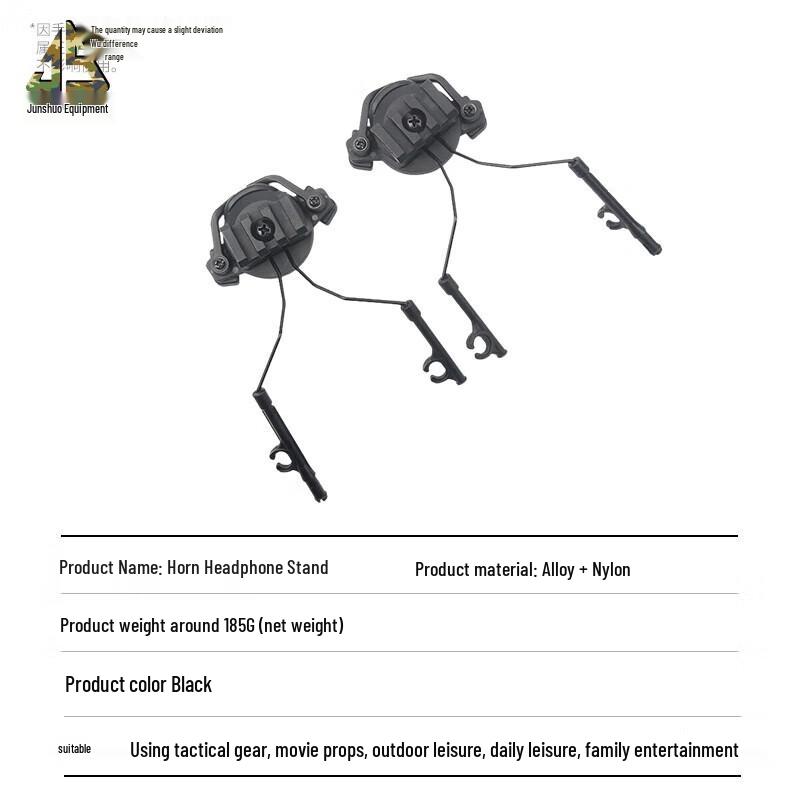 Rotatable Tactical Helmet Headset Mount