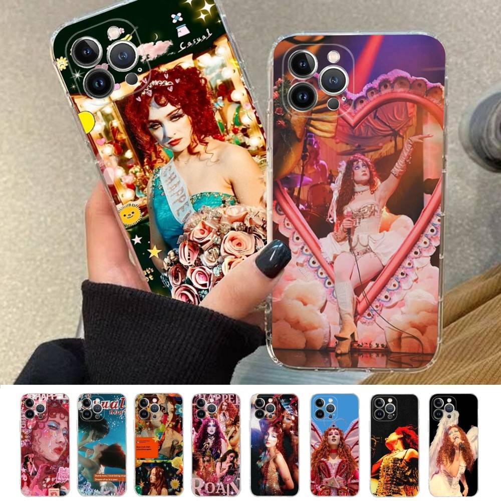 Singer C-Chappell R-Roan For IPhone 11 12 13 14 15 16 17 Pro Max Plus Air Transparent Clear Shockproof Case