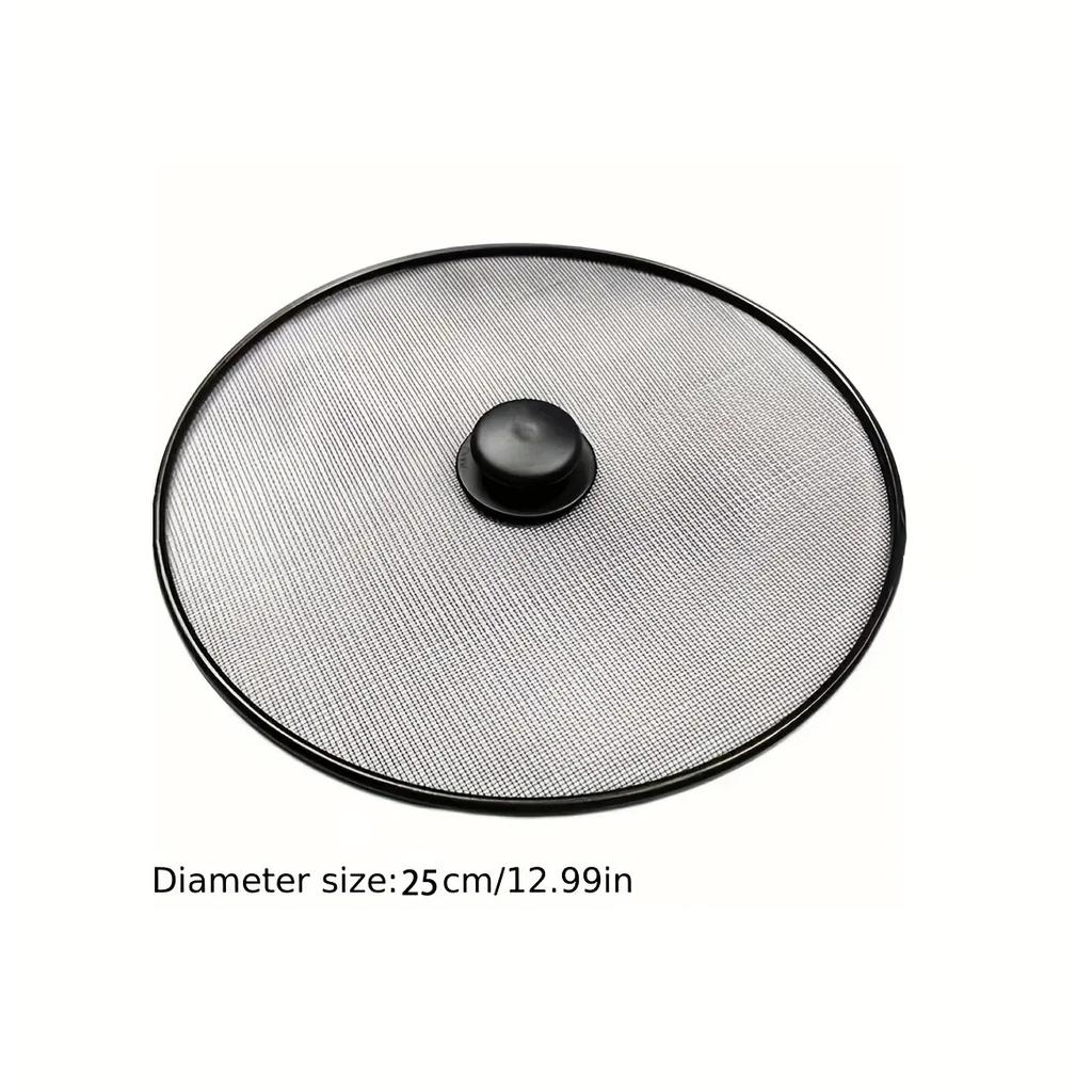 Splatter Guard - Heat-Resistant Mesh Cover, Prevents Splatters and Smoke Emissions, Keeps Food Fresh,Ideal Healthy Cooking Essential | Durable Netting