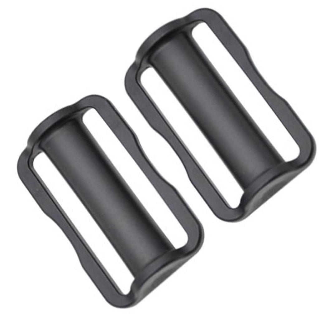 2pcs Diving Webbing Keeper 52mm Plastic Steel Diving Belt Slide Stopper for Back Plate