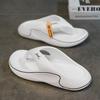 Modische weiße Damen-Slipper Dicke Plattform EVA Herren-Flip-Flops Sommer Clip Anti-Rutsch Strandsandalen Bequeme weiche Sohle Slipper
