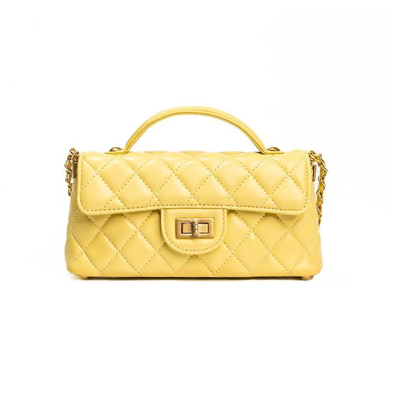 Ring-grid Embroidered Thread Small Bag Women s 2025 New Style Portable Square Western-style Chain Single-shoulder Cross-body 22x7x11cm