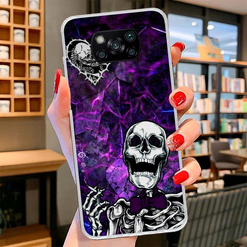 Anatomy Skeleton Heart Lovey Kiss Cover Phone Case For Xiaomi Poco F7 Ultra X7 X6 X5 Pro M7 Redmi 15C 15 13C 13 12C 12 10C 10 9A