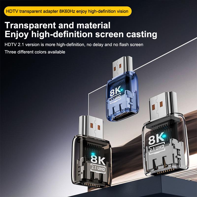 8K -Kompatibler 2.1 Kabeladapter Stecker auf Buchse HDTV-Verlängerung HD-Anschluss für HDTV PS4 Lptop TV-Box Projektor Verlängerung