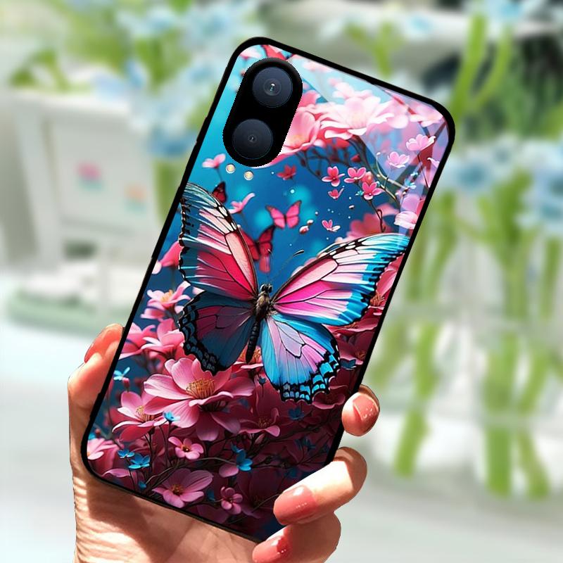 Tempered Glass Case For OnePlus Nord CE4 Lite Cases 1+Nord CE 4 3 2 Glass Phone Cover For One Plus Nord CE3 CE2 Hard PC Bumper