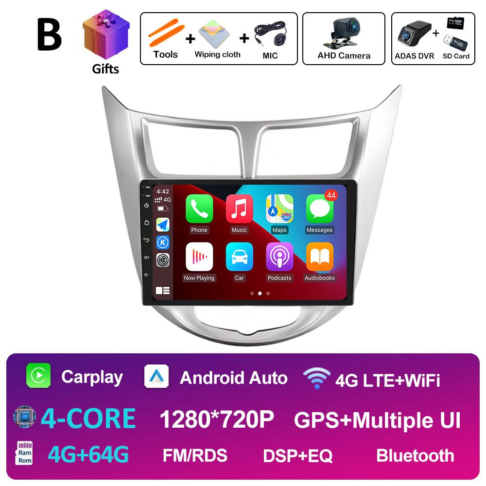 Pentru Hyundai Solaris Verna Accent 1 2010 2011 2012 2013 - 2016 Sistem Smart Android Player Video Auto Autoradio WIFI Ecran Tactil