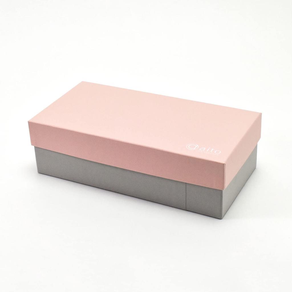 A Pair of Bowls, Each 12.5cm Diameter X 7.6cm High, Measuring 540ml, with a Soft, Crystalline Glass-like Texture. The Pair, Gray and Pink, Make a Perf