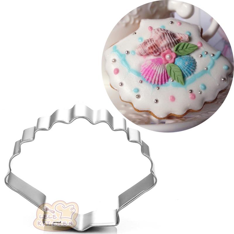 1pcs Cookware Patisserie Ocean Fish Dolphin Crab Cookie Cutter Metal Biscuit Mould Fondant Cake Decor Tools Pastry Dinning Bar