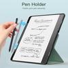 MoKo Stand Case for Kindle Scribe (2024/2022 Released) - Premium Leather Trifold Stand Cover with Pen Holder, Auto Sleep/Wake for 10.2" Kindle Scribe