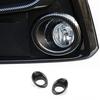 Carbon Fiber Front Fog Light Lamp Cover Trim for Honda Civic Hatchback 2017-