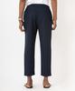 Seuteulaikeu Linen Relax Cropped Pants (Navy)