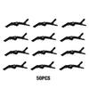 50 Pieces Hairdressing Clip Hairstyling Barber Clamp Professional Haircutting Claw Hair Styling Straightening Positioning